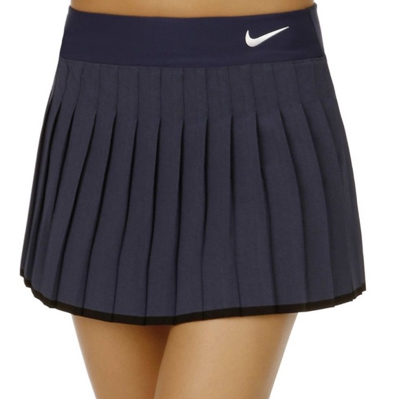 Nike Navy Pleated Tennis Sport Skort